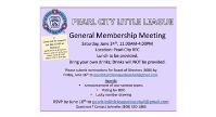 PCLL General Membership Meeting